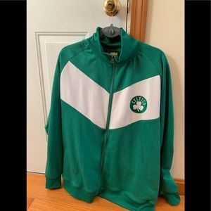 NBA Celtics Full Zip Long Sleeve Pullover